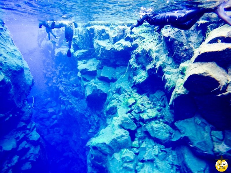 Islandia snorkeling nurkowanie Silfra
