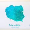 personalizowana mapa Polski